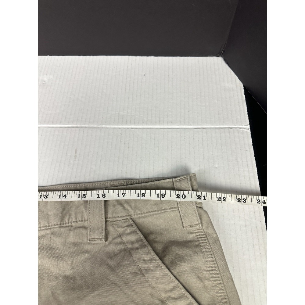 Carhartt Carpenter Canvas Shorts Mens Size 42 B147 TAN Workwear Original Fit - Picture 8 of 9